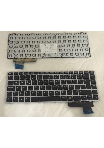 Nion Hp Elitebook Folio 9470m , 702843-141 702843-001 Uyumlu Notebook Klavye Siyah Tr