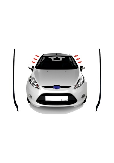 Ford Fiesta Ön Cam Fitil Çerçevesi 2009-2012 Sag Sol Takim Orjin 516716903