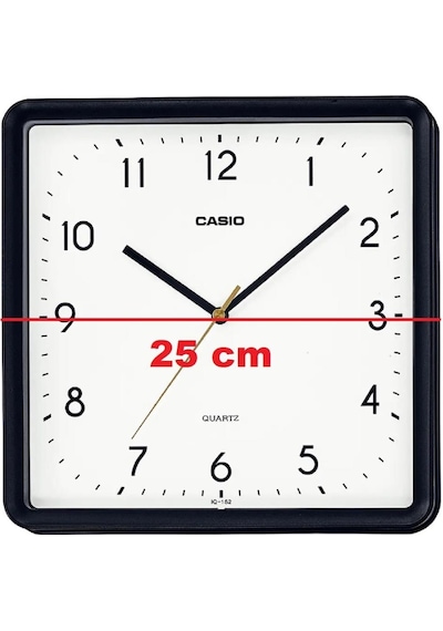 Casio Iq-152-1df Analog Duvar Saati Beyaz - Siyah