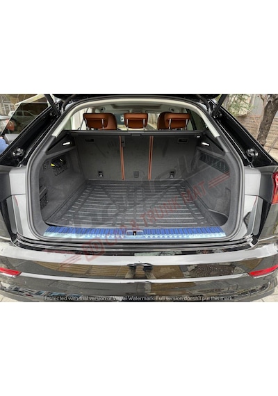 Audi Q8 2025- 3d Kokusuz Kauçuk Bagaj Havuzu