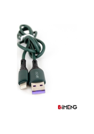 Imeng 6A Usba To Lightning Data Ve Hızlı Şarj Kablosu Ml60 Yeşil