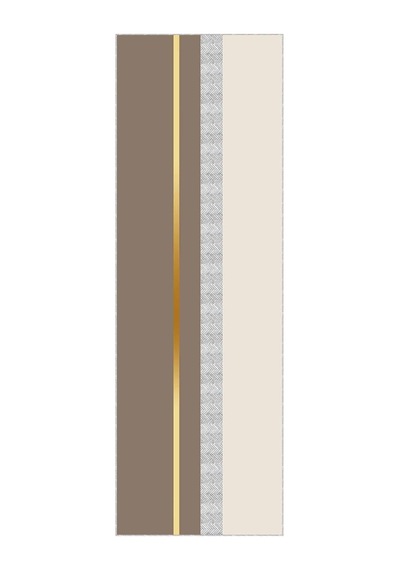 Viva Home Bej Gold Kaymaz Taban Modern Kesme Rulo Yolluk Halı Vh014, Bej, 100 X 300 Diğer