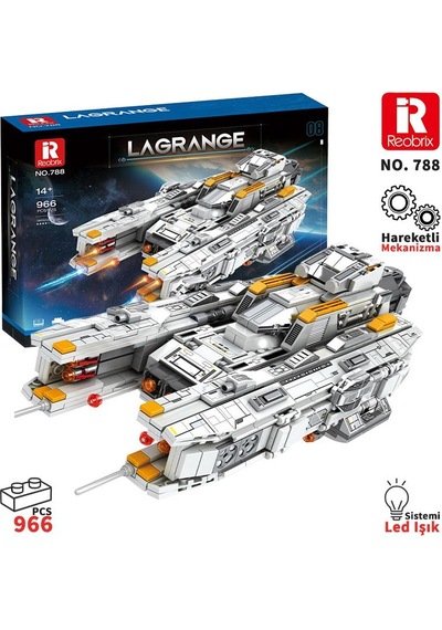 Reobrix 788 Sonsuz Evren Lagrange Cv-11003 Infinite Universe Lagrange Yaratıcı Yapı Blok Seti Building Blocks - 966 Parça