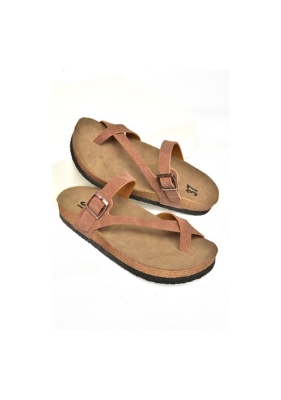 Fox Shoes Taba Kadın Terlik B777753002 Taba