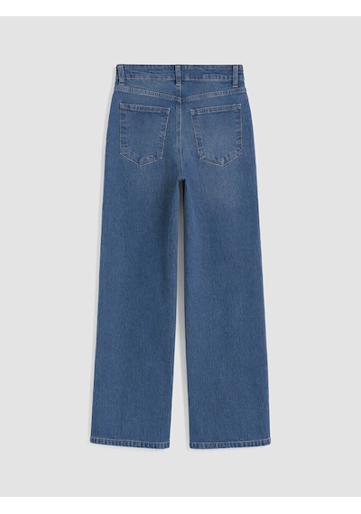 Lcw Jeans İndigo Petite Straight Fit Kadın Jean Pantolon