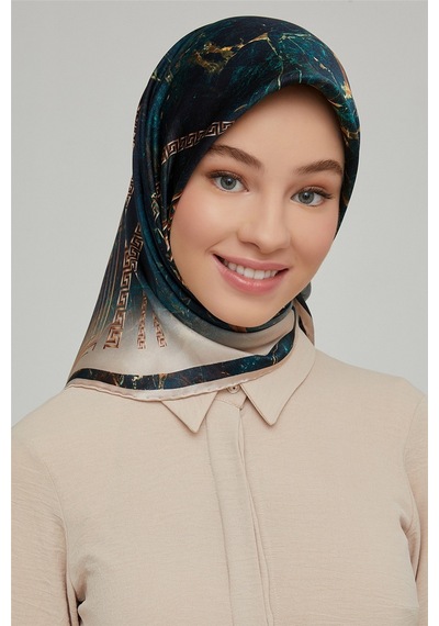 Armine Özel Nostalji Serisi Sura İpek Eşarp 8615D 4