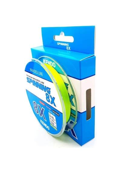Kendo Spınnıng 8x Fıghtıng 150 Mt Örgü İp Apple Green 0,21mm