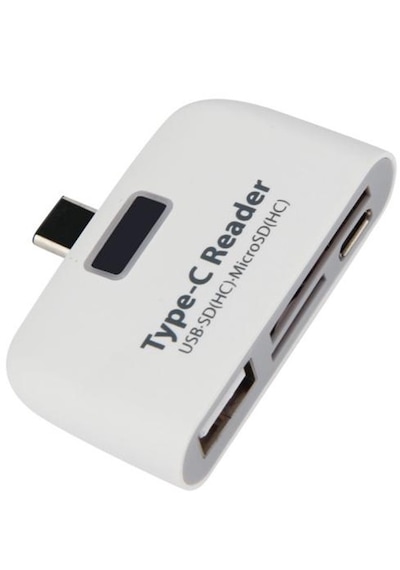 4941 Type C Usb Kart Okuyucu Micro Usb Sd Card Reader Çevirici