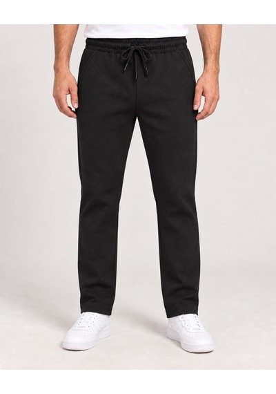 Classics Men Erkek Düz Paça Slim Fit Premium Kumaş Eşofman Altı 7762 Siyah