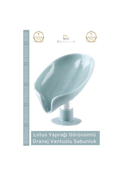 Sabunluk Vantuzlu Silikon Banyo Mutfak Lavabo Kendi Kendine Boşaltan Su Tutmaz Giderli Katı Sabunlu Çok Renkli