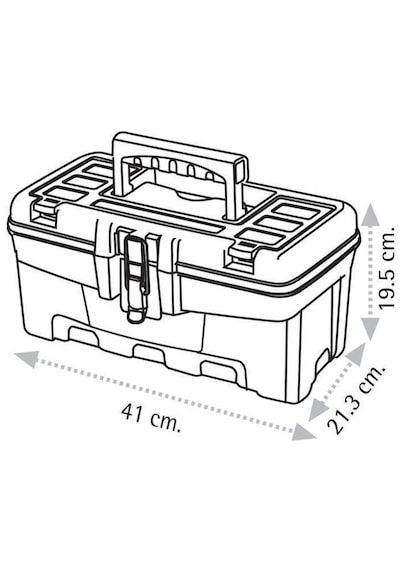 Super Bag Asr-2076 16'' Metal Kilitli Takım Çantası