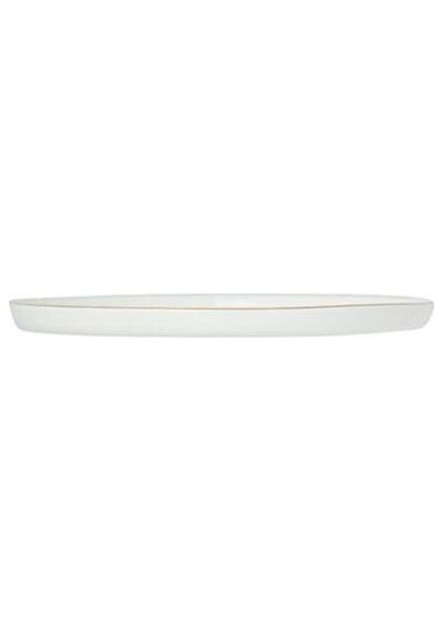 Porland Arabesque Serisi 21cm Düz Tabak Desen6 beyaz