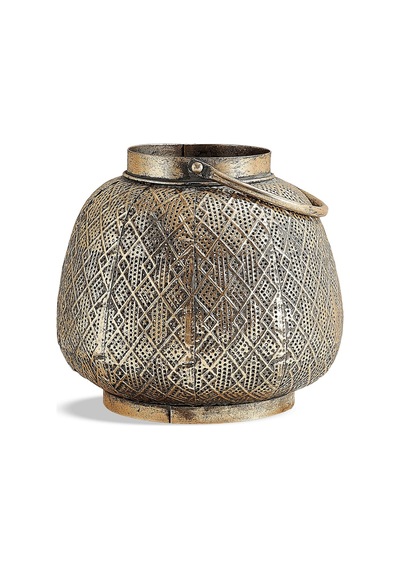 Pasabahce Motif Metal Mumluk L - 1 Adet Cok Renkli