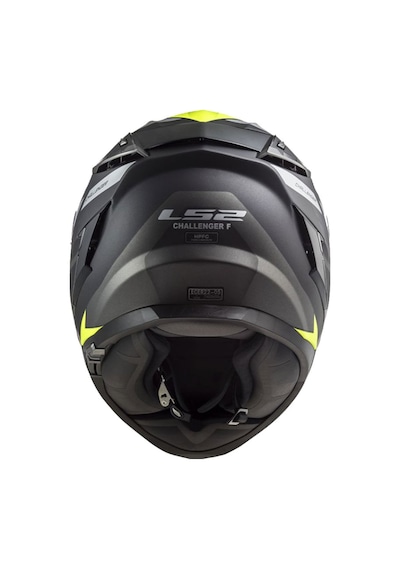 Ls2 Challenger Allert Mat Tıtanıum-neon Sarı Kask