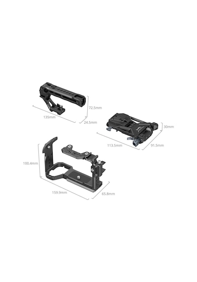Smallrig 5590 Sony Fx2 İçin Pil Plakalı Gelişmiş Kafes Kiti