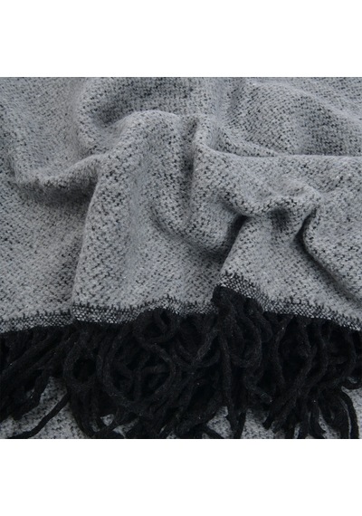 Shear Çift Kişilik Battaniye Gri 200x220 Cm Diğer