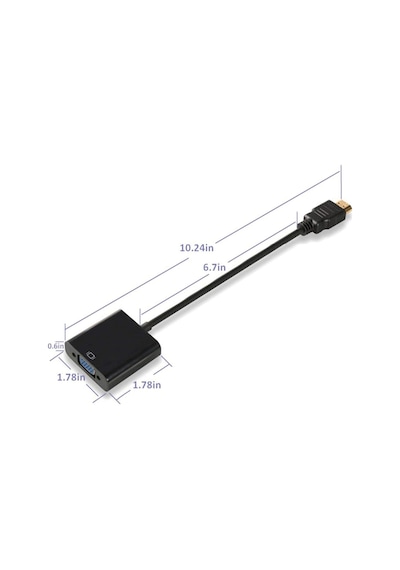 Ancheyn Hdmi To Vga Kablosu Çevirici Dönüştürücü Adaptör Hdmi Vga