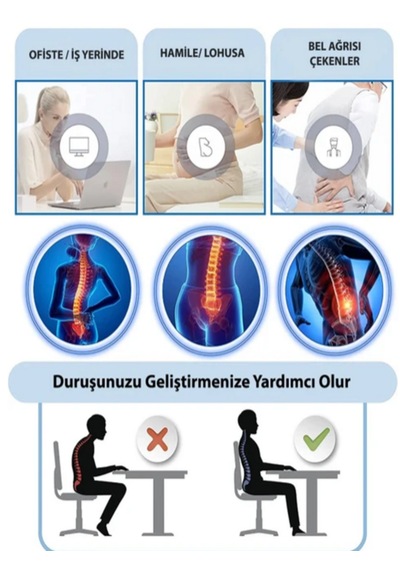 Rylmed Ortopedi K Bel Destek Yastığı