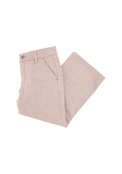 U.S. Polo Assn. Kız Çocuk Pudra Loose Fit Jean Pantolon 50314317-VR042