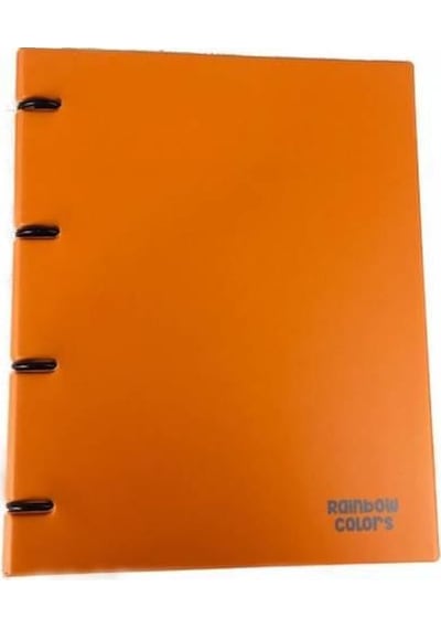 Önder Raınbow Colors 4 Halkalı Pvc Turuncu  122-18