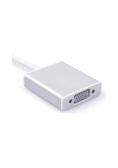 Usb 3.1 Type C To Vga Adaptör Çevirici Dönüştürücü Apple Uyumlu MacBook