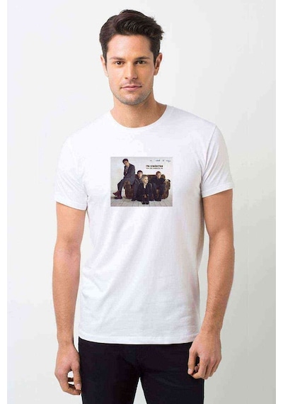 The Cranberries Baskılı Beyaz Erkek Tshirt