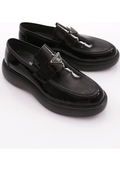 Dgn 2625198 Erkek Loafer Ayakkabı Siyah Rugan
