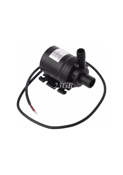 12 Volt Dalgıç Tip Mini Su Pompası 800 L/Saat 8 x 5 x  6,5 Cm