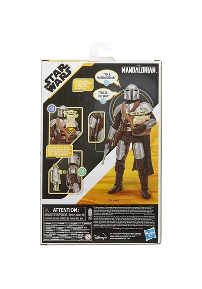 Star Wars The Mandalorian & Grogu Galactic Action Interaktif Elektronik Grogu Figür