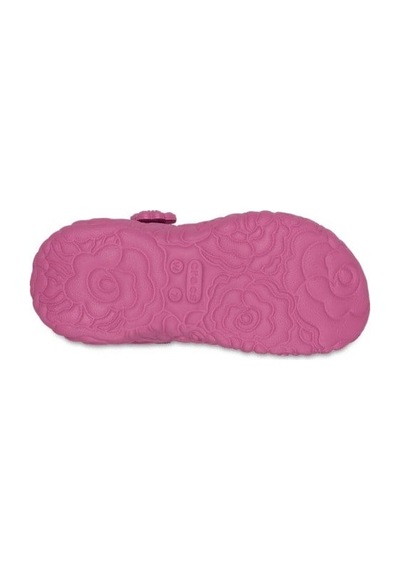 Crocs Classic Platform Bloom Clog Kadın Terlik-33918 Pembe