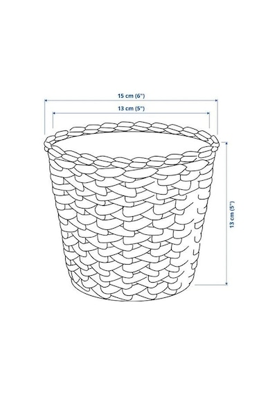 Sumuhome Frıdfull Rattan Saksı Hasır Su Sümbülü 12 Cm