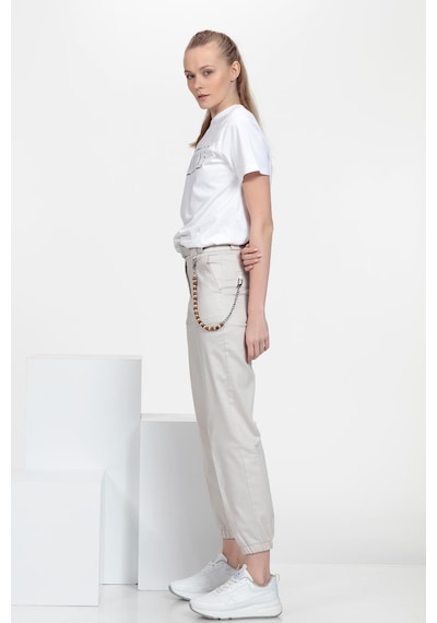Jogger Pantolon Beyaz