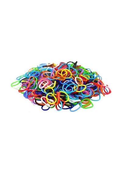 Rainbow Team Kendin Yap Rengarenk Örgü Tezgahlı Lastik Bant Bileklik Yapma Seti Rainbow Bands Rainbow Kutulu