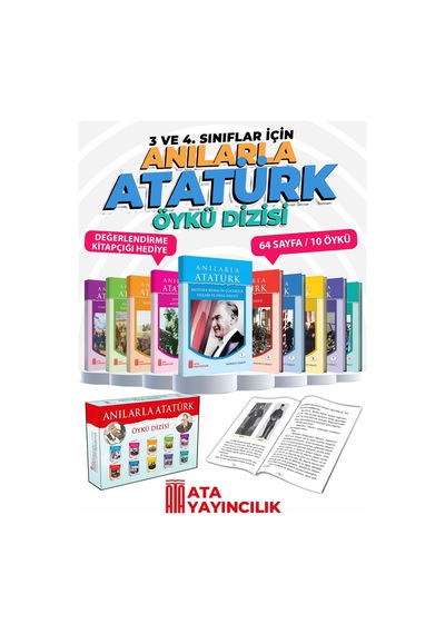 Ata Yayıncılık Anılarla Atatürk Öykü Dizisi (4, 5, 6, 7 Ve 8.