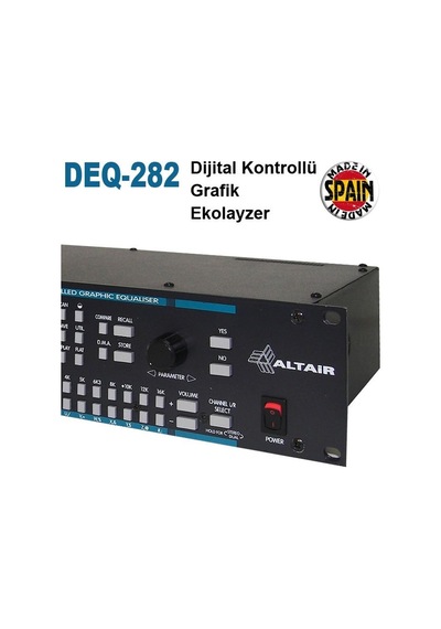Altair Deq-282 Dijital Kontrollü Grafik Ekolayzer