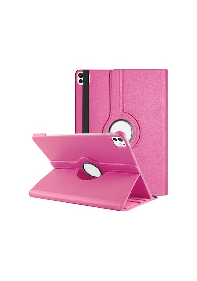Microsonic Apple Uyumlu iPad Pro 11 2024 Kılıf A2836-a2837 360 Rotating Stand Deri Tablet Kılıfı