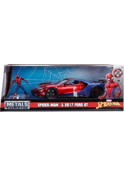 1:24 Ölçekli Marvel Spiderman 2017 Ford Gt