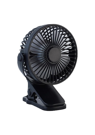 Robeve Şarjlı Usb Mini Klipsli Vantilatör Fan - 3 Kademeli - 360 Hareketli - Bebek Arabası, Ofis, Masaüstü, Kamp