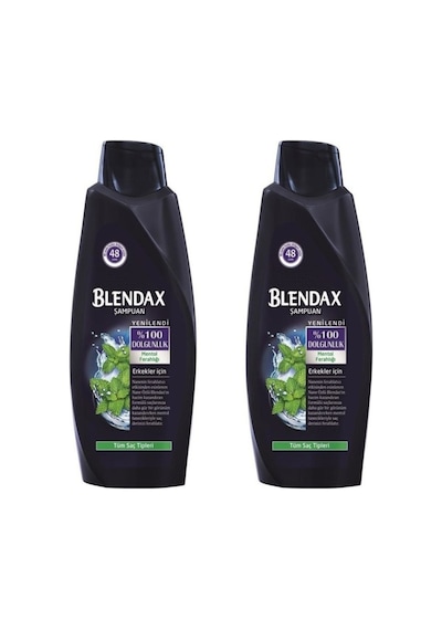 Blendax Men Mentol Ferahlığı Nane Özlü Şampuan 2 x 470 ML