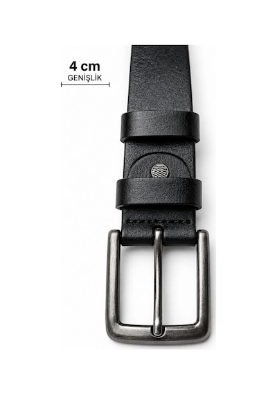 Novalisse Erkek Hakiki Deri 4 Cm Klasik Kemer Metal Tokalı Günlük Ve Klasik Kullanım Çoklu Renk