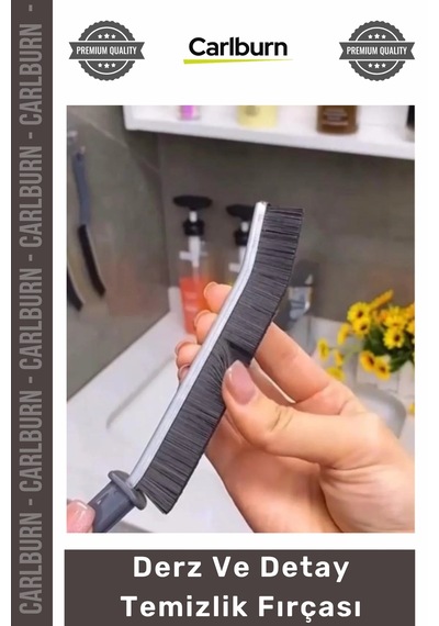 Derzfırçası Ergonomik Dayanıklı İnce Tasarım Dar Mutfak Banyo Fayans Derz Detay Temizlik Fırçası