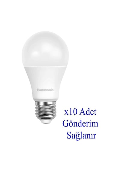 Panasonic 8,5w 60w Led Ampul 4000k - Gün Işığı 10 Adet Tasarruflu Lamba