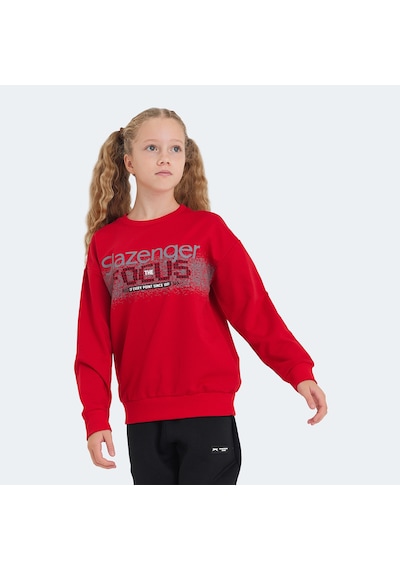 Slazenger LAST Çocuk  Kırmızı Sweatshirt