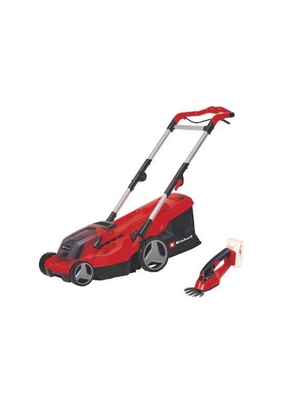 Einhell GE-CM 36/37 Li Set 2x3,0Ah Akülü Çim Biçme Makine + Çim Makası Seti - 3413173