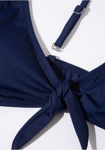 Mavi - Dokulu Lacivert Bikini Üstü 1910490-30717 Lacivert