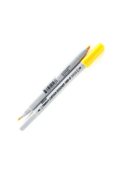 Marvy 1900-B Cartoon Designer Marker 43 Brilliant Yellow