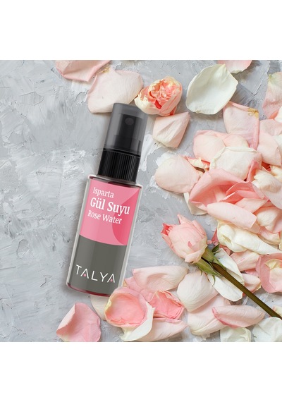 Talya Isparta Gül Suyu Yağı Alınmamış %100 Saf Doğal ve Katkısız Aydınlatıcı Tonik 50 ML