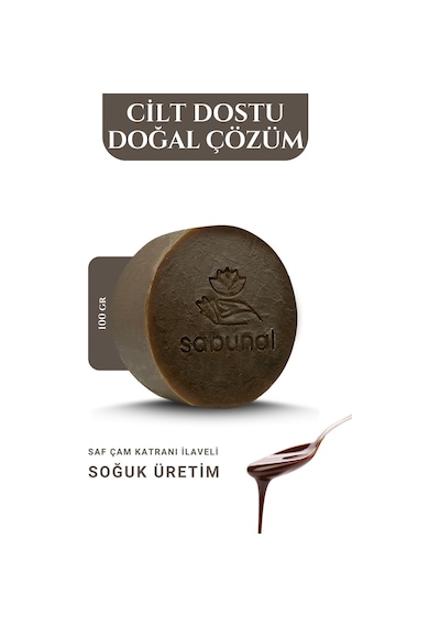 Sabunal Çam Katranı Sabunu - Hassas Ciltler İçin Doağl Bakım Sabunu 100 G