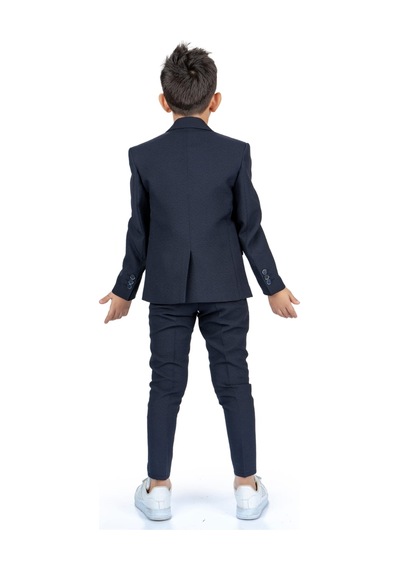 Mnk Baby & Kids Spor Çocuk Ceket, Tişört , Jogger Pantolonlu Takım Mnk5682 Lacivert
