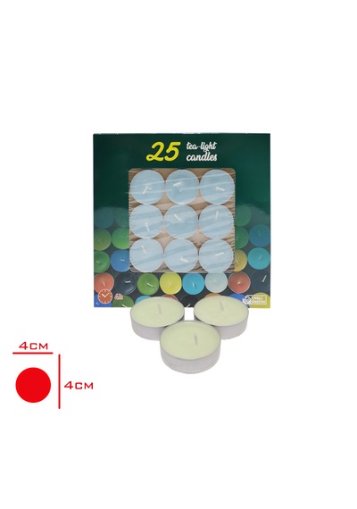 Altınkaya Ticaret Mum 25 Li Tealıght 25 Adet Mum Beyaz
